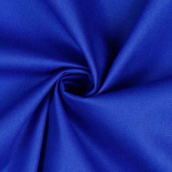 Baumwolle Popeline Uni Royalblau
